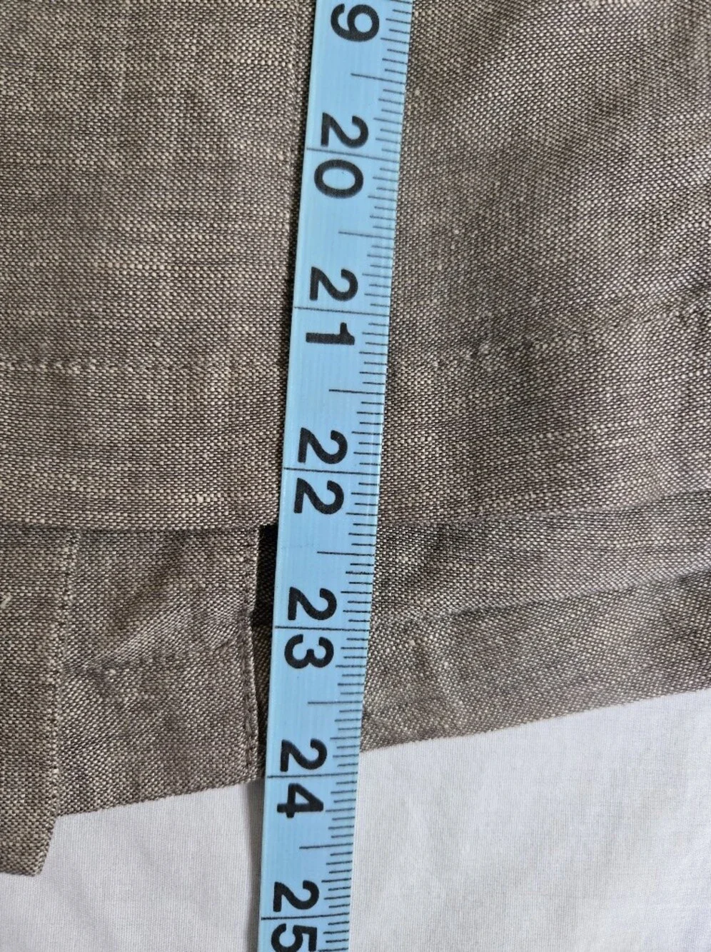 NIC+ZOE Taupe Linen-Blend Sundown Moto Jacket